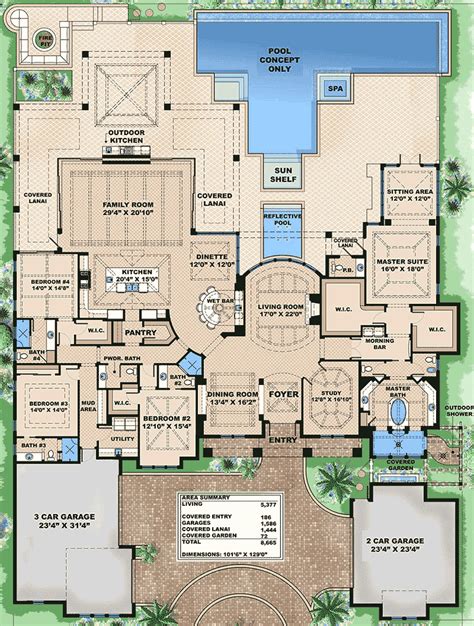 Plan 66322WE: Luxury Home Plan with Impressive Features | Luxury house ...