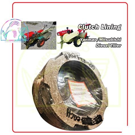 Clutch Lining for Yanmar / Mitsubishi Diesel Tiller Kuliglig Hand ...