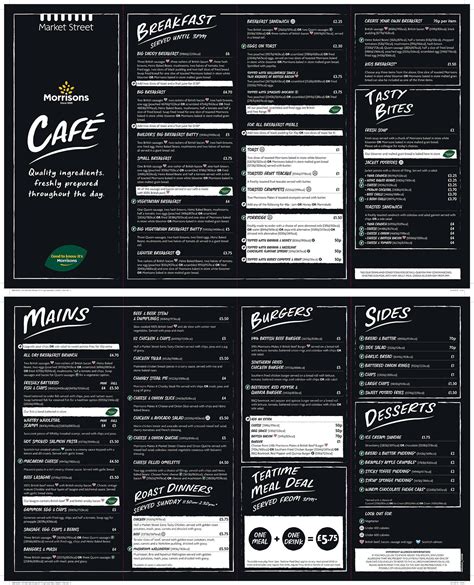 Morrisons Openshaw lighter breakfast served until 3.00 p.m. | Cafe menu ...