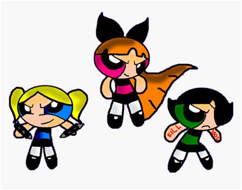 1435413558940 The Dark Powerpuff Girls - Powerslut Girls, HD Png ...