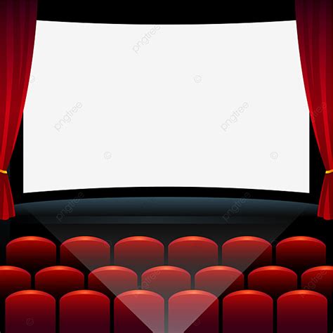 Movie Theater Seats Clipart Transparent PNG Hd, Cinema Room Movie ...