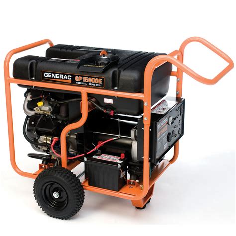 Generac GP15000E – 15,000 Watt Electric Start Portable Generator – L ...