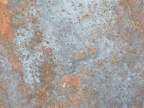 Rusty old iron red scratched metal corrosed sheet surface background ...