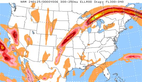 Clear Air Turbulence Maps - Turbulence Forecast