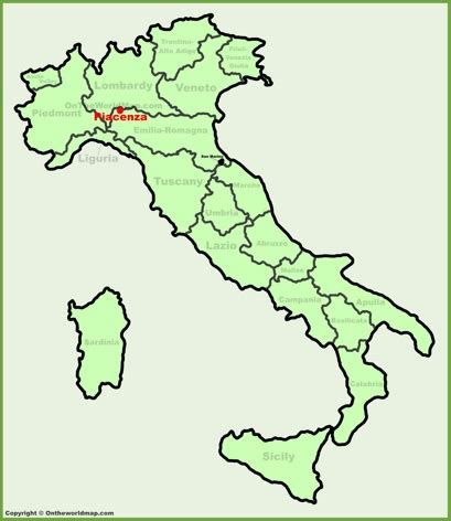 Istituto Ramello Di Piacenza Italy Map