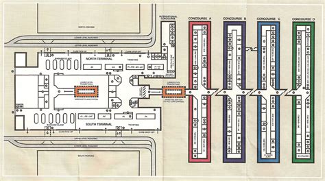 Diagram Of Atlanta Airport Terminal