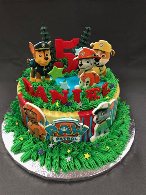 Paw Patrol 5th Birthday Cake — Skazka Cakes