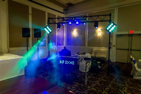 Event Lighting for weddings, engagements include DJ lights, uplights ...