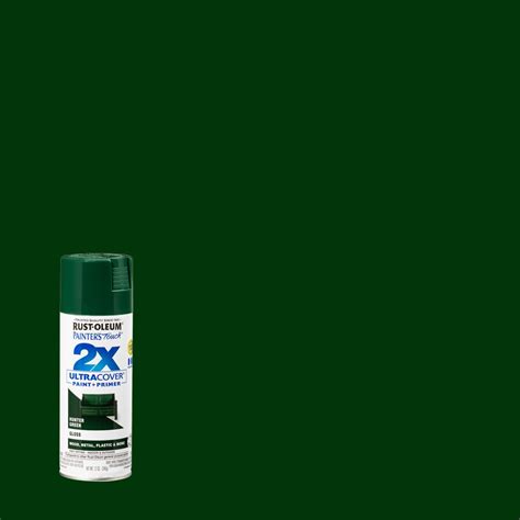 Rust-Oleum Stops Rust 12 oz. Protective Enamel Gloss Dark Hunter Green ...