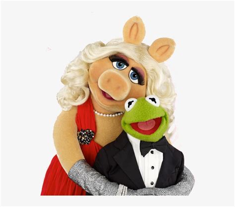 Kermit The Frog And Miss Piggy Kissing