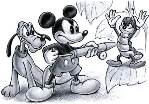 Mickey Mouse and Pluto by zdrer456 on DeviantArt