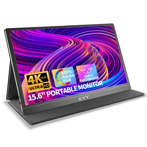 【でオープン】 KYY Portable Monitor 15.6''1080 P FHD USB-C Portable Laptop ...