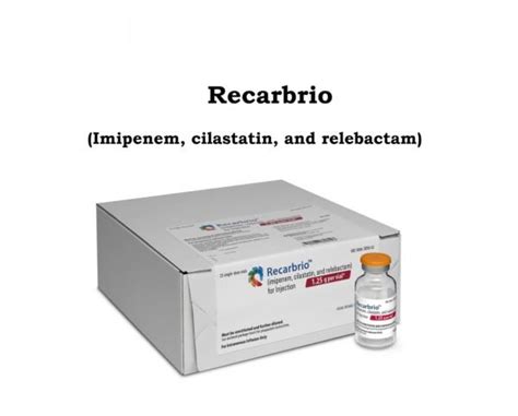 Recarbrio (Imipenem, Cilastatin, and Relebactam) Details