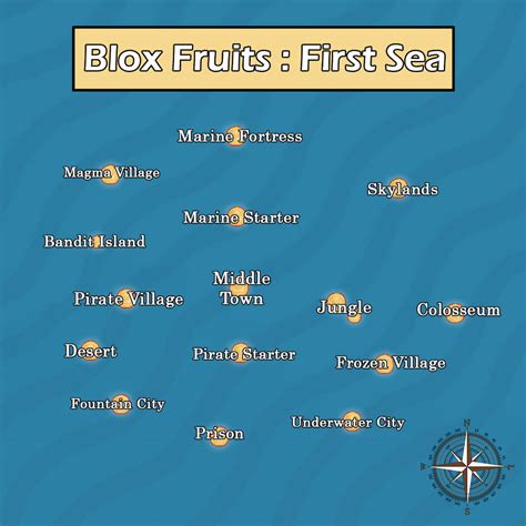 Blox Fruits Map - All Islands, Locations, & Level Requirements - Pro ...