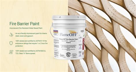 Intumescent fire resistant water based paint