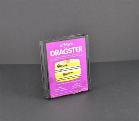 Atari 2600 Dragster Game From Nintendo 1980 by winterparkcollect