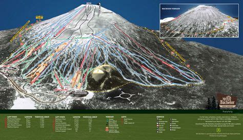 Mt. Bachelor Ski Resort - Mt Bachelor Trail Map | Trail maps, Skiing ...