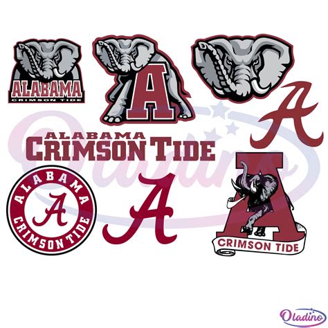 Alabama Crimson Tide NCAA Logo Svg Bundle