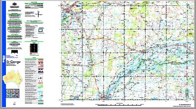 St George 1-250,000 Topographic Map - Maps, Books & Travel Guides