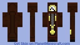 Grandfather Clock (3D features) Minecraft Skin