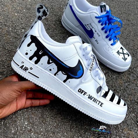 Custom Off-White NIKE AIR FORCE 1 | Etsy