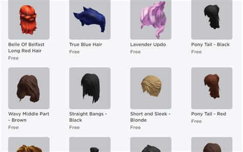 Free Hair Roblox - Infoupdate.org