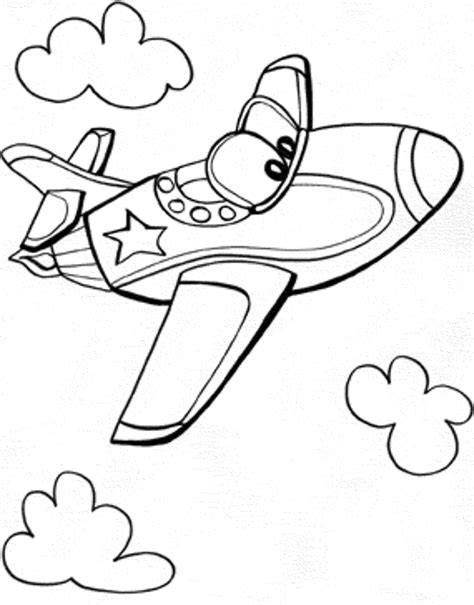 Printable Airplane Coloring Pages