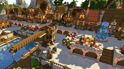 Minecraft Timelapse | Medieval Town and Port - Zooz