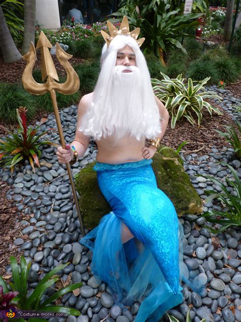 Homemade King Triton Costume