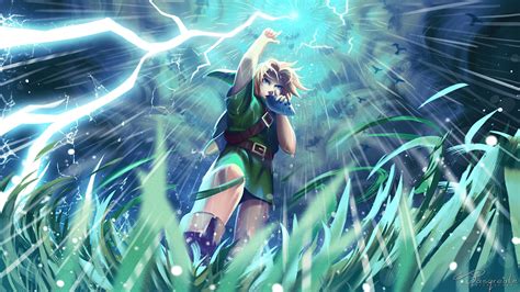 Link In Colorful Background 4K HD The Legend of Zelda Wallpapers | HD ...