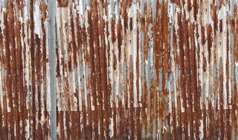 undulating rusty iron panel 1 Corrugated Metal Roof, Rusted Metal ...