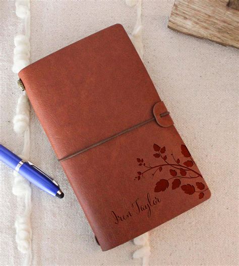 Personalized Journal, customized leatherette journal, Monogrammed ...