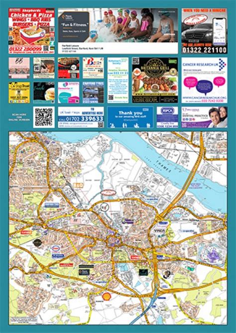 Dartford Sited Map : UK Town Maps