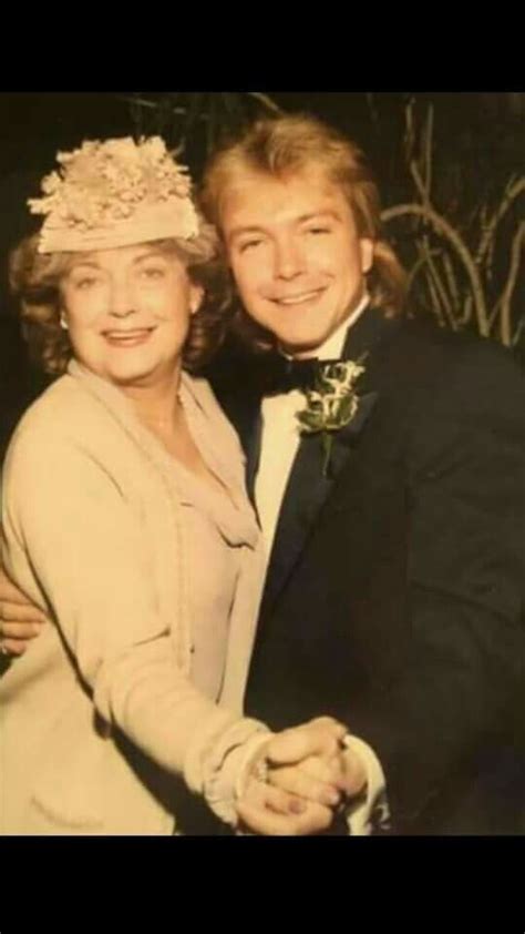 David & his mother Evelyn Ward at his second wedding | David cassidy ...