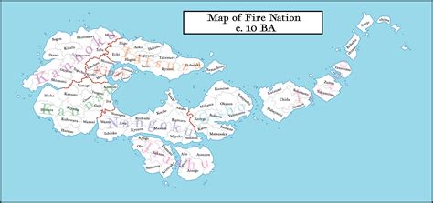 Fire nation map : r/ATLA