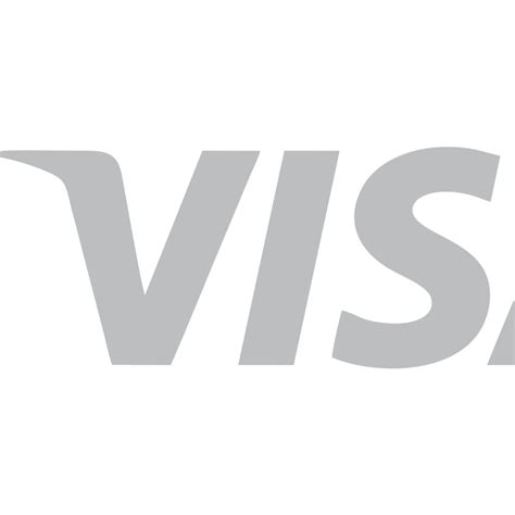 White Visa Logo - LogoDix