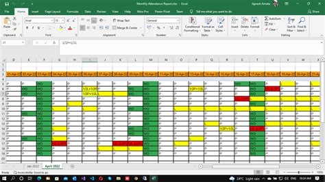 excel - Attendance Sheet in Google Sheets Using forms - Stack Overflow