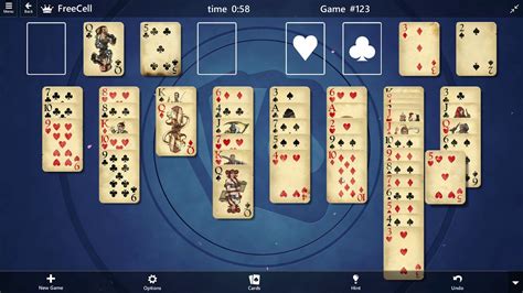 FreeCell Game #123 SOLVED Microsoft Solitaire - YouTube