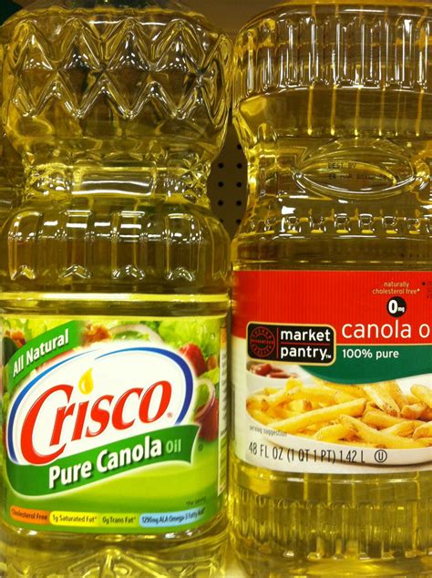 Store Brand or Name Brand?: Canola Oil - Store Brand or Name Brand?