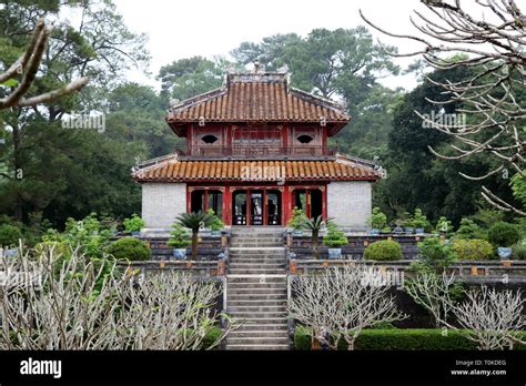 Minh Mang Royal Tomb Hue - Vietnam Asia Stock Photo - Alamy