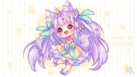 Anime Chibi Kawaii Unicorn Raspdere by peachirii on deviantart