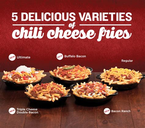 5 New Chili Cheese Fries - Wienerschnitzel