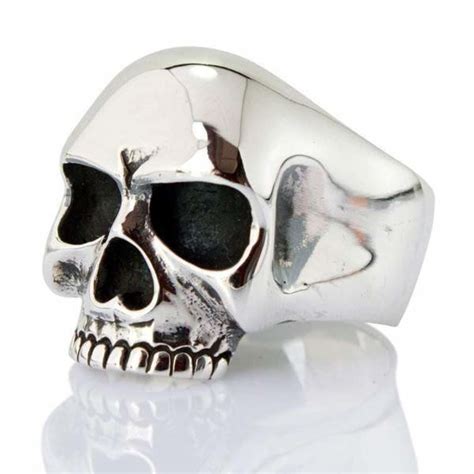 925 sterling silver Keith Richards skull ring – Bikerringshop