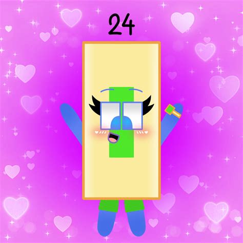 Here's the cute Numberblock 24 fanart everyone! | Fandom