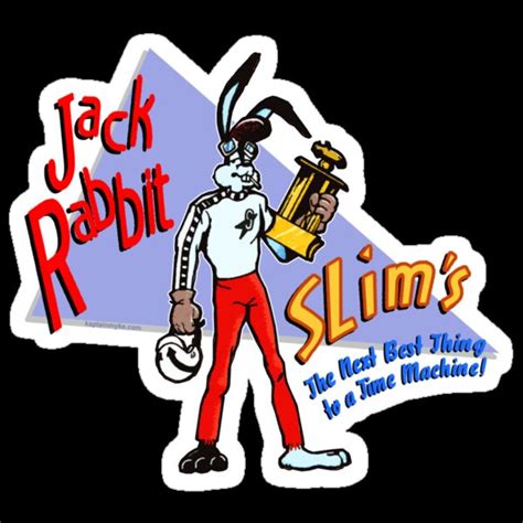 "Jack Rabbit Slims" Stickers by kaptainmyke | Redbubble