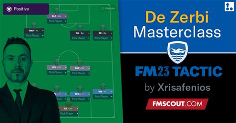 De Zerbi 4231 Brighton FM23 Tactic | FM Scout