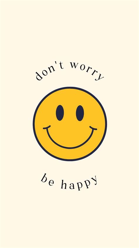 Download "Choose to be happy, don't worry!" Wallpaper | Wallpapers.com