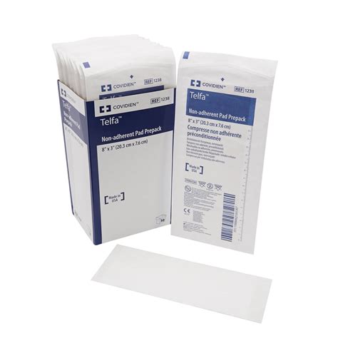 Telfa Non-Adherent Pad Prepack 8x3 Wound Dressing 50 Ct | Non Stick ...