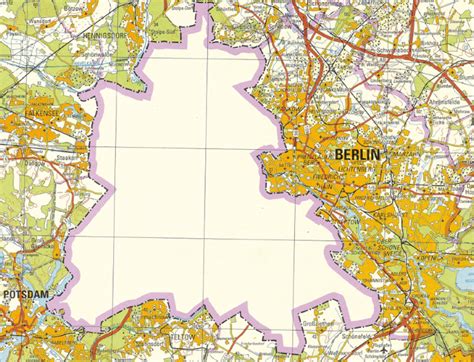 1988 East German Map of West Berlin - Brilliant Maps