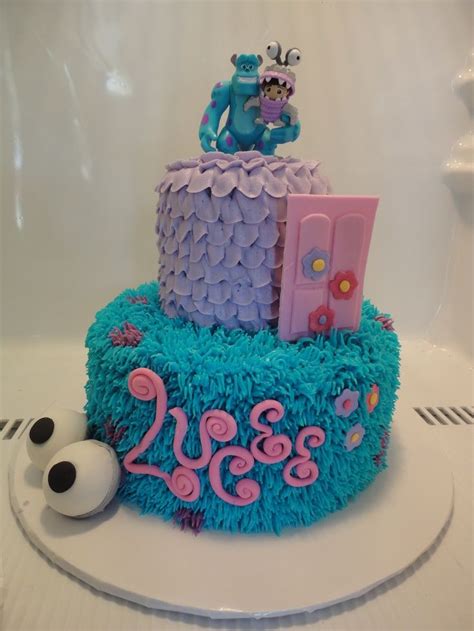 monsters inc, birthday cake | Monsters Inc. Cake ~ Sully & Boo | ELSIE ...